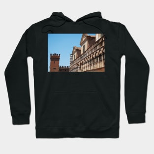 Buildings in Piazza Trento e Trieste, Ferrara Hoodie